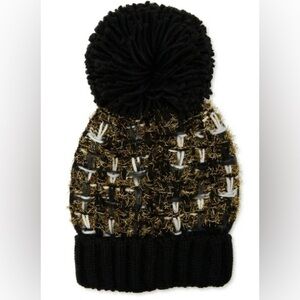 Time and Tru Women's Plaid Stitch Chunky Beanie